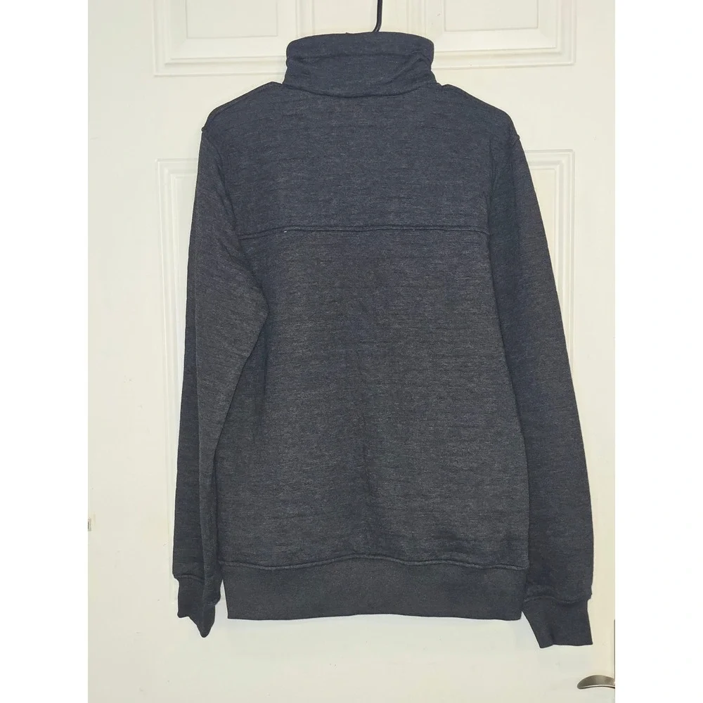 NWT The North Face Mens Longs Peak Quarter Zip Pullover TNF Black Heather Size S